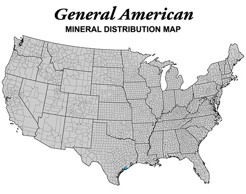 General American Life Insurance Company Mineral Distribution Map